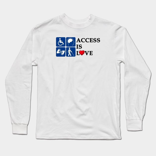 Access B Long Sleeve T-Shirt by DeeKay Designs